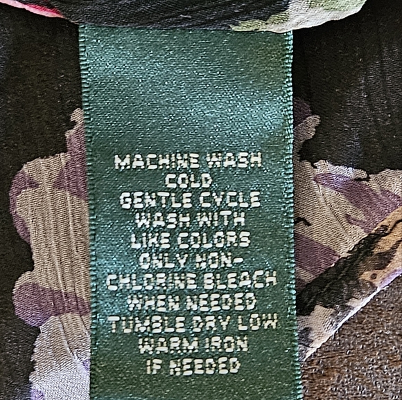 LAUREN Ralph Lauren Sheer Ruffled Blouse - Picture 5 of 10